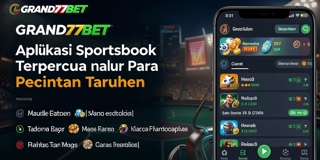 Tampilan gameplay utama <strong>GRAND77BET</strong> yang penuh aksi dan informasi taruhan.