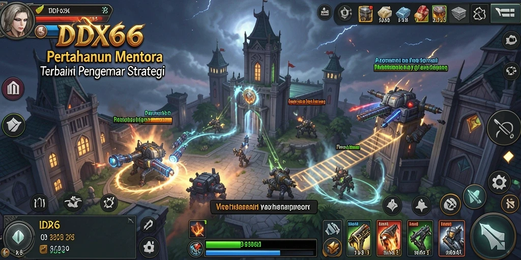 Gameplay menarik dari game Tower Defense yang menantang.