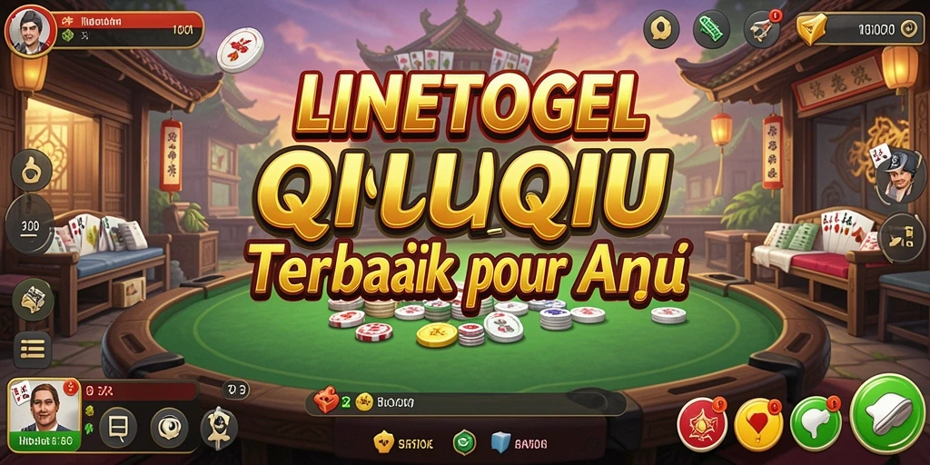 Tampilan gameplay seru dari permainan QiuQiu LINETOGEL.