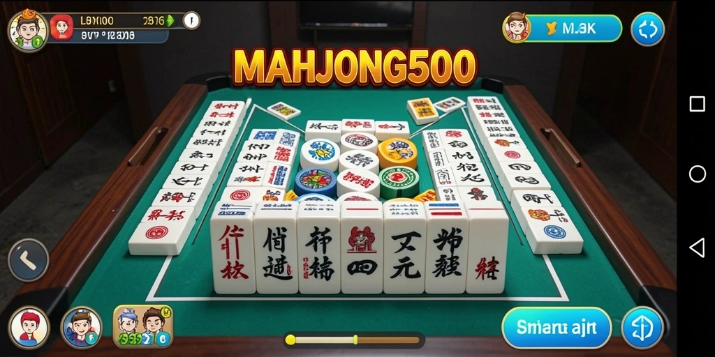 Tampilan gameplay Bingo yang menarik di MAHJONG500.