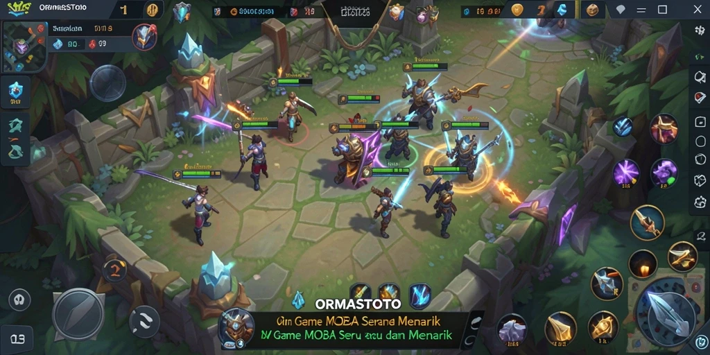 Gameplay seru dalam pertempuran tim di ORMASSTOTO.