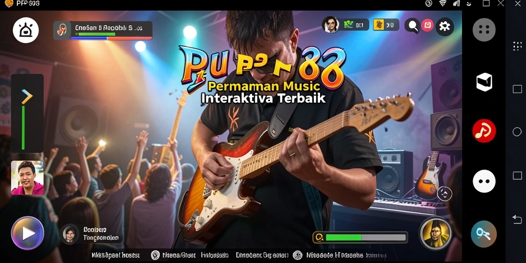 Tampilan menarik dari gameplay PP88 dengan genre musik beragam.