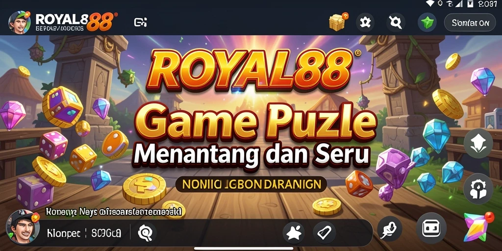 Tangkapan layar menunjukkan gameplay Puzzle yang menarik di ROYAL88.
