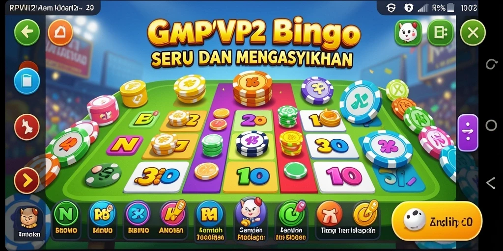 Gameplay RPVIP2 yang menarik dan interaktif saat bermain Bingo.