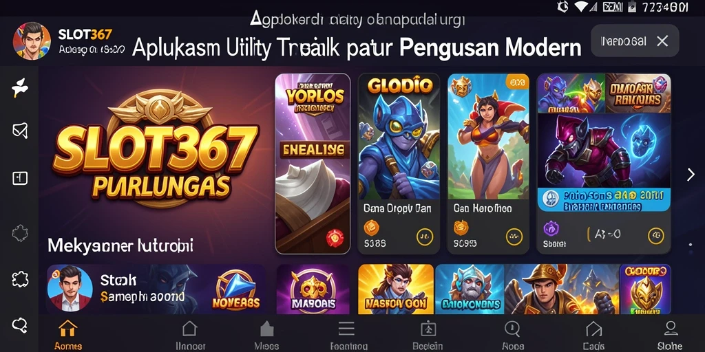 Tampilan antarmuka dan fitur utama SLOT367 dalam penggunaan sehari-hari.