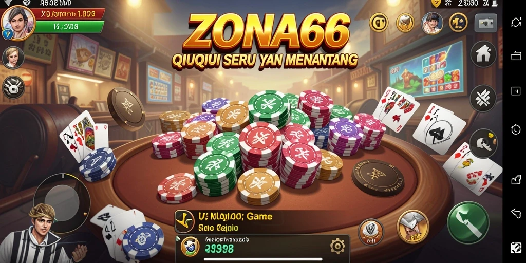 Screenshot gameplay QiuQiu yang mendebarkan di ZONA66.